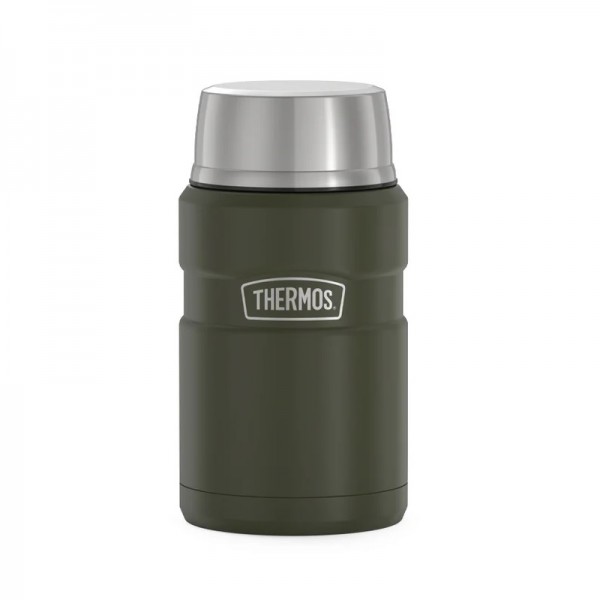  Thermos King Vacuum Insulated Food Jar 710ml Stainless - Matte Army Green