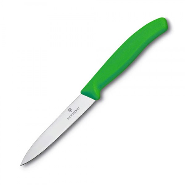 Victorinox - Paring Knife,10cm Pointed Blade,Classic,Green