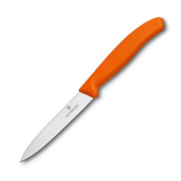 Victorinox - Paring Knife,10cm Pointed Blade,Classic,Orange
